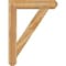 Ekena Millwork Traditional Craftsman Rough Sawn Bracket w/ Offset Brace, Western Red Cedar, 8"W x 36"D x 48"H BKT0806X36X48TRA04RWR - alternate 3